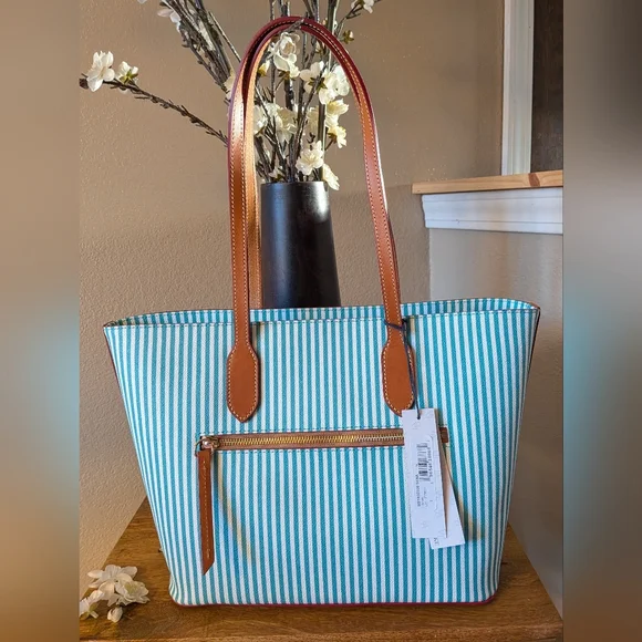 Dooney and Bourke Sena Shopper Tote in SEA FOAM - NWT - Picture 2 of 12